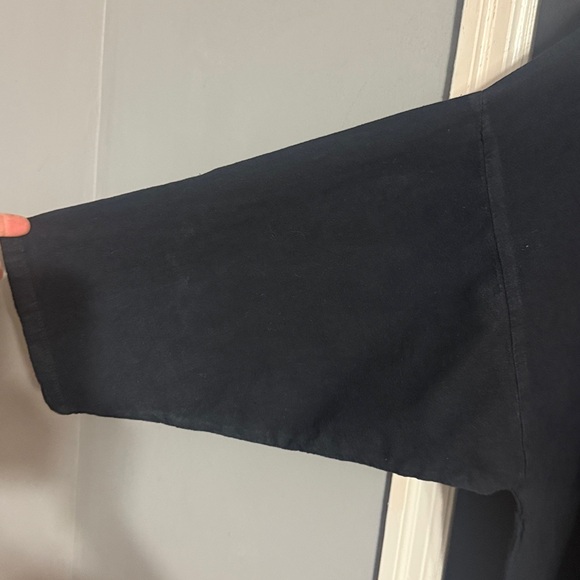 Maria De Guadalajara Free Form Flowy Linen Asymmetrical Top Size: OS - Picture 4 of 5